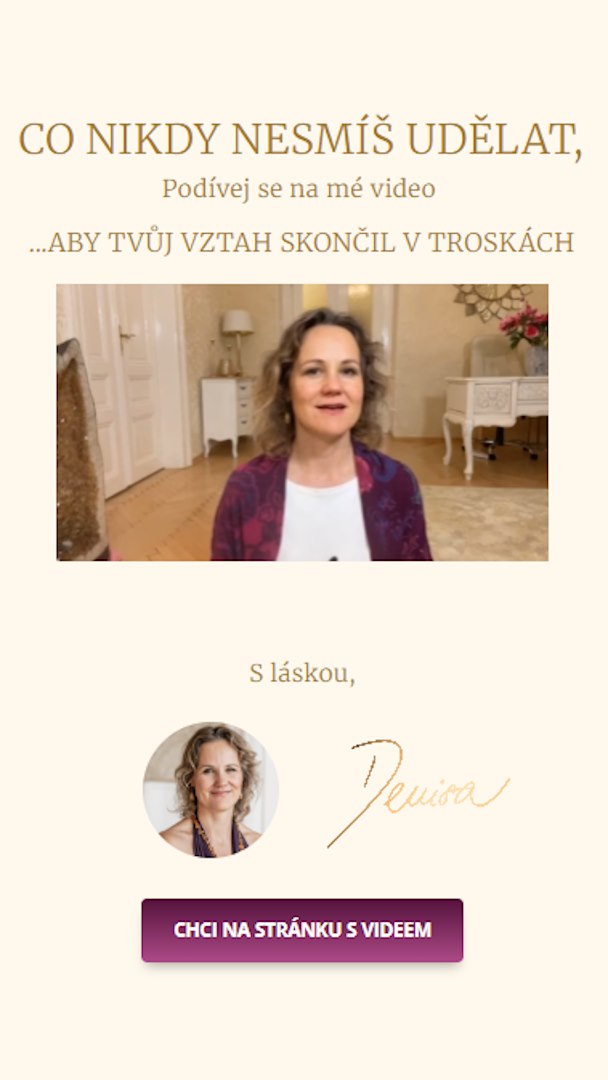 Denisa Říha Palečková – Vztahy a sebeláska